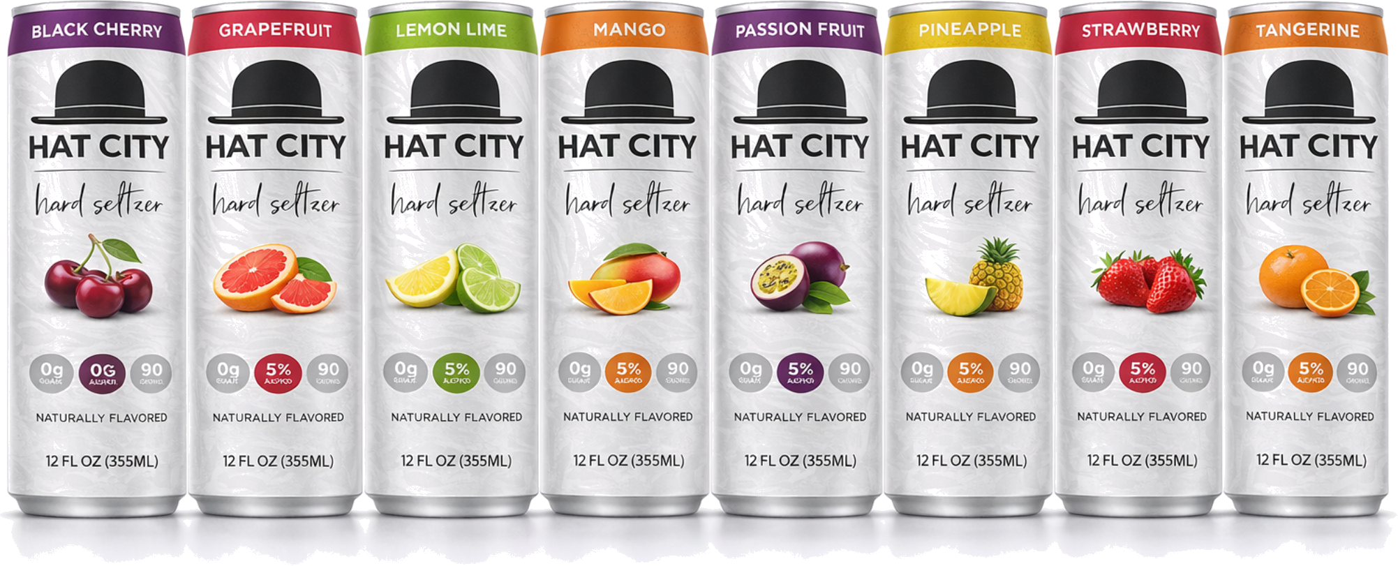 HAT CITY hard seltzer collection
